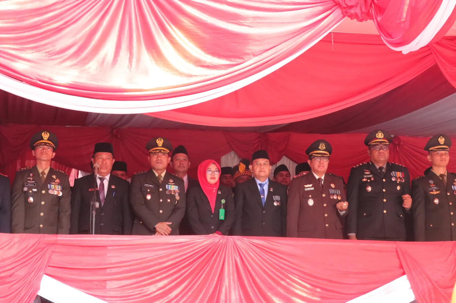 Kapolres Kampar Hadiri Upacara HUT ke-81 RI, 23 Warga Binaan Terima Remisi