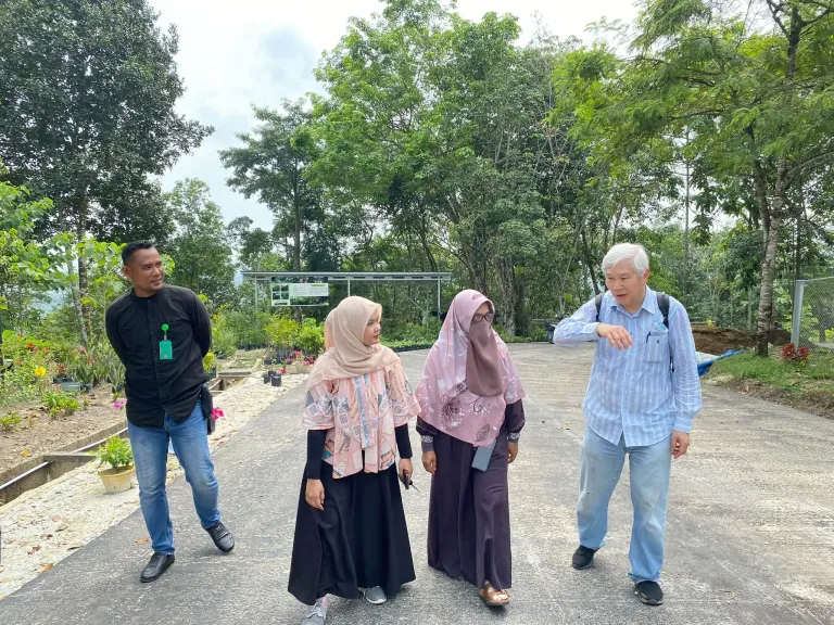 Rudolf Wirawan Kunjungi Kebun Raya UP, Bahas Inovasi, Riset, dan Peluang Kolaborasi Internasional