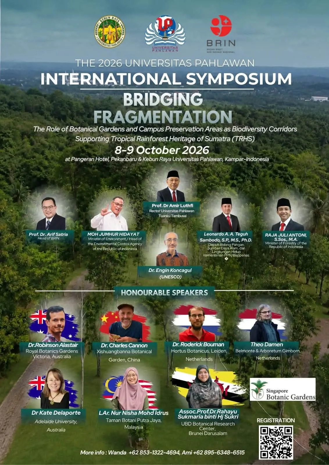 UP dan BRIN adakan Simposium Internasional Hadirkan Pakar dari Kebun Raya Dunia