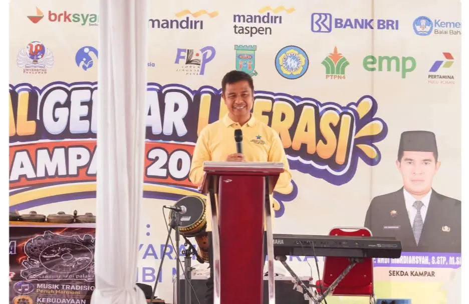 Gebyar Literasi Kampar Dibuka, Ahmad Yuzar ajak Masyarakat Gemar Membaca dan Kenali Sejarah